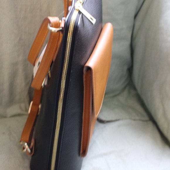 NWT Divina Firenze Pebble Leather Handbag Backpack Backp Made In Italy main image 8